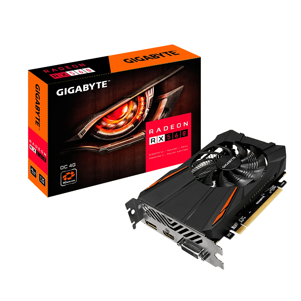 Gigabyte Radeon RX 560 OC 4G  (Rev. 2.0)